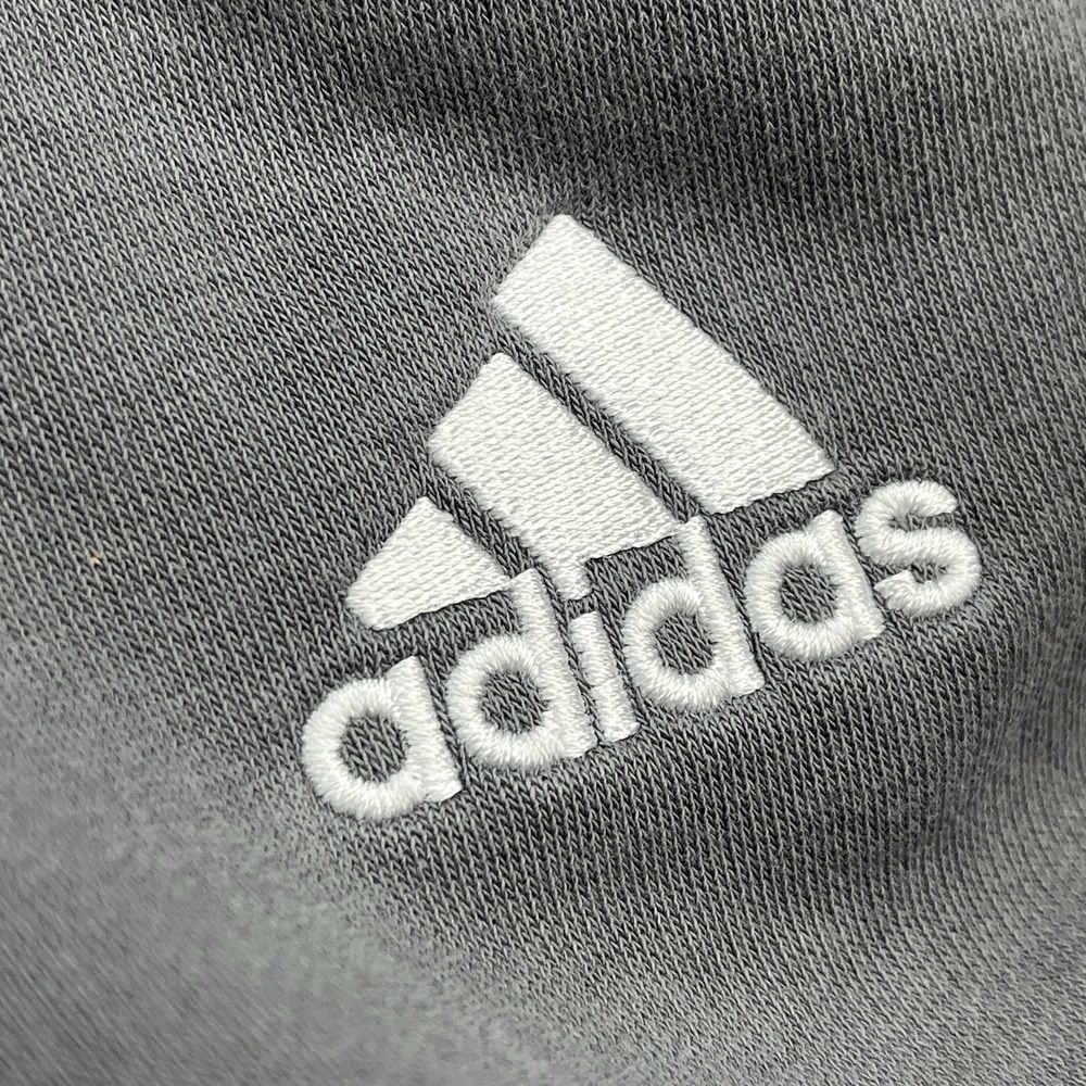 Adidas Essentials Fleece Sweatpants Mens M Gray 3 Stripe Tapered Cuff‎ Joggers - Picture 11 of 14